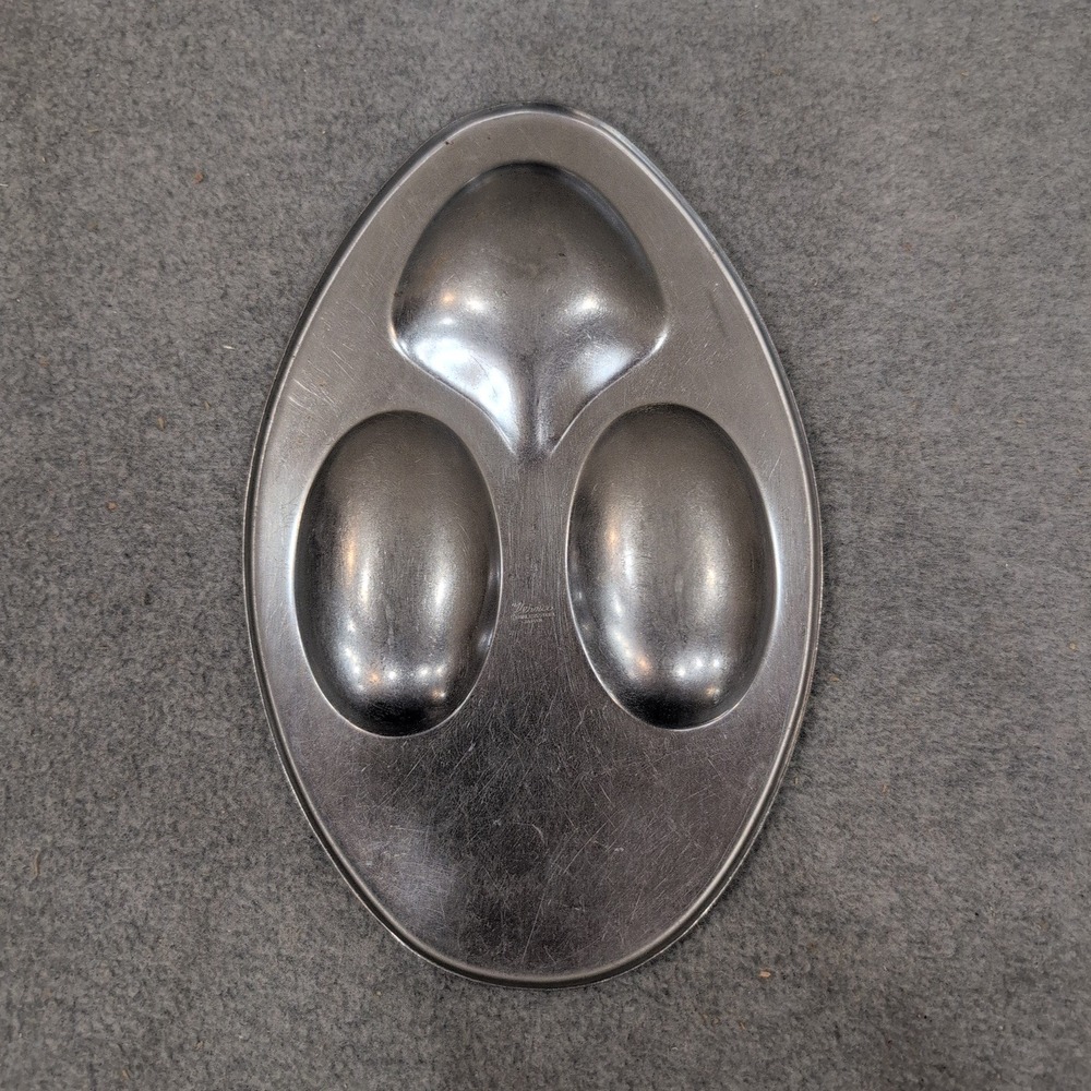 Vintage Vernco Stainless Steel 3 Well Tray Dick Thompson Oxford Alabama Japan - Picture 4 of 5